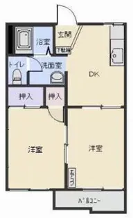 カサベリート【2階】の間取り