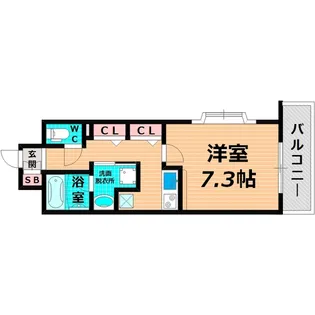 大阪府守口市平代町【マンション】の間取り