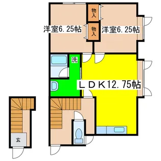 ジャガイモハイツの間取り