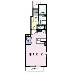 グリーンシティII【1階】の間取り