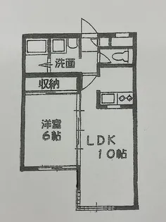 ベルセ北与野【1階】の間取り