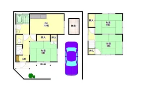 埼玉県鶴ヶ島市大字藤金【一戸建】の間取り