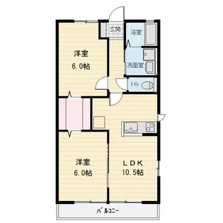 ショコラ小串【1階】の間取り