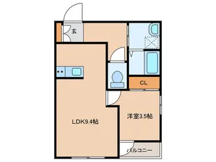 Bo LAGOM【1階】の間取り