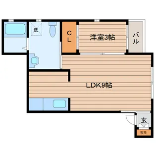 シャーメゾンHSー1【1階】の間取り