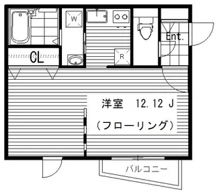 モデュロール赤坂【3階】の間取り
