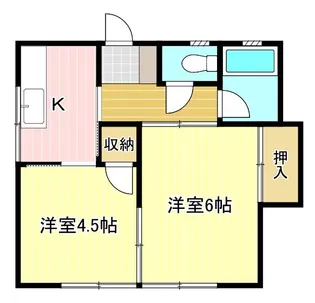 ベストハイツ【2階】の間取り