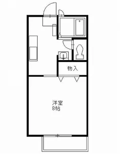 リバティヒルズ光陽台【2階】の間取り
