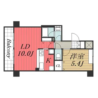 千葉県千葉市中央区本千葉町【マンション】の間取り