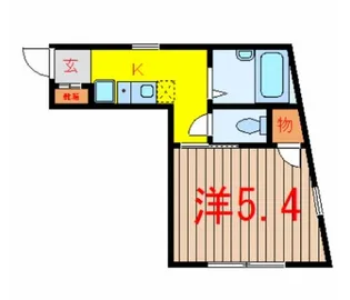 プルミエル北町【1階】の間取り
