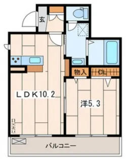 gelsomino【2階】の間取り
