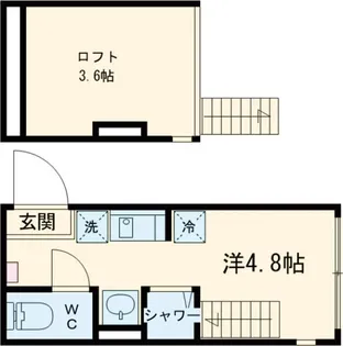 レジデンス・イン初台【1階】の間取り