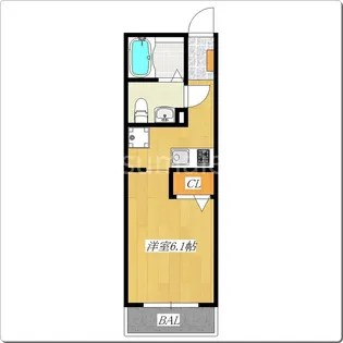 ルセドール赤羽【2階】の間取り