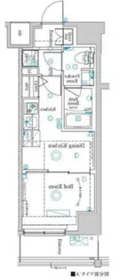 ラフィスタ中野本町【1階】の間取り