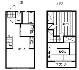 駅前ハイツ東の間取り