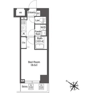 東京都台東区竜泉3【マンション】の間取り