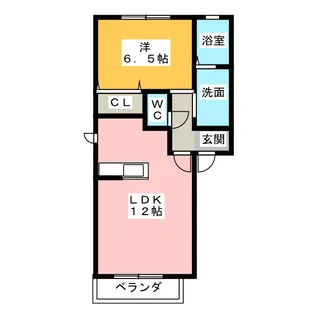 AC半田・I【2階】の間取り