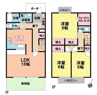 千葉県千葉市若葉区みつわ台2【一戸建】の間取り