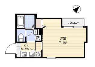 リベルテ池袋【4階】の間取り