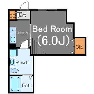 東京都品川区大崎2【アパート】の間取り