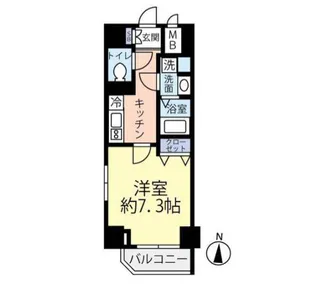 東京都江東区東陽5【マンション】の間取り