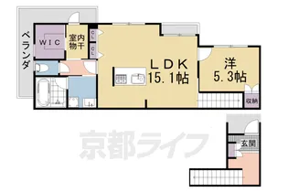 京都府京都市左京区田中門前町【一戸建】の間取り