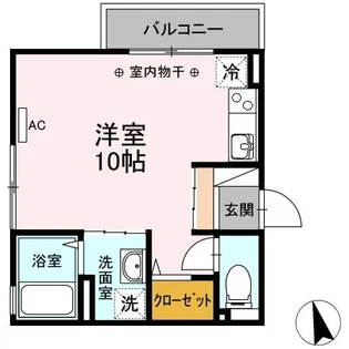 ベローナ モレ【1階】の間取り