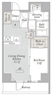 ラクラス浅草【4階】の間取り