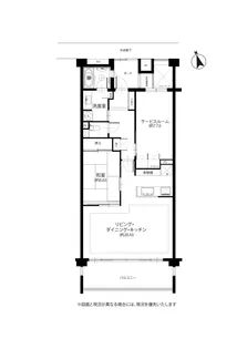 メビウスブレイン軽井沢【1階】の間取り