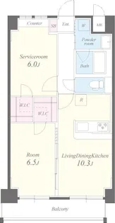 東京都江東区大島1【マンション】の間取り