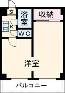 レジデンスカープ水戸【2階】の間取り