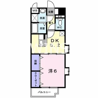 福岡県福岡市東区松島1【マンション】の間取り