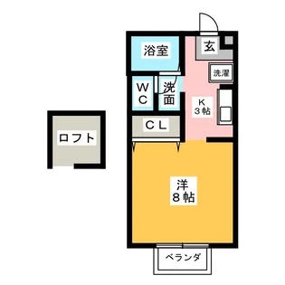 Y・Kレジデンス【2階】の間取り