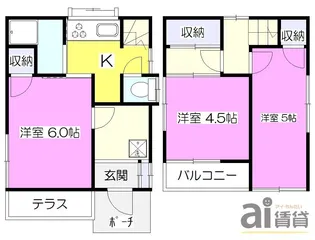 埼玉県富士見市貝塚1【一戸建】の間取り