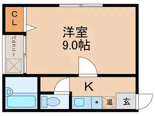 モンシャンブル【2階】の間取り