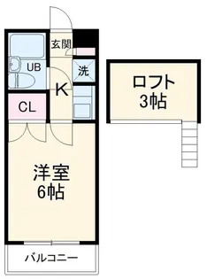 サンノーブル勝田台【3階】の間取り