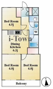 シティハウスノヴァ【9階】の間取り
