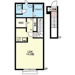 ヒルズガーデン【2階】の間取り