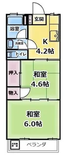 丸石荘【2階】の間取り