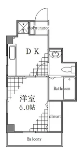 東京都荒川区南千住5【マンション】の間取り