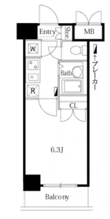 LaSante広尾 ラサンテ広尾【5階】の間取り