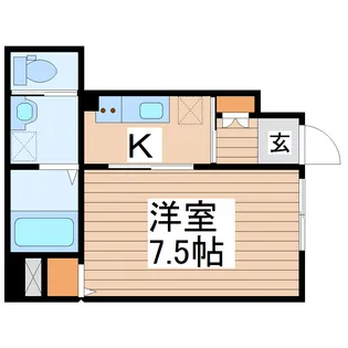 アスコット台原A棟【2階】の間取り