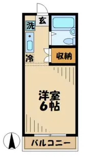 中屋ビル(大塚)【3階】の間取り