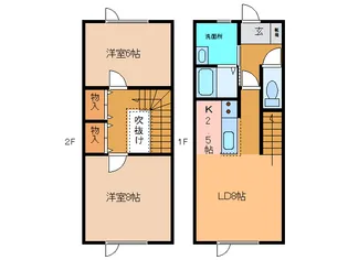 北海道河東郡音更町大通北1【一戸建】の間取り