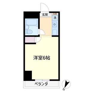 アクトピア横浜・鶴見I【1階】の間取り