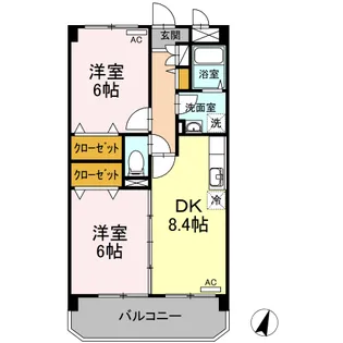 メゾン286【3階】の間取り