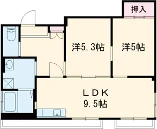 CASA山本【3階】の間取り