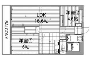 第15上野ビル【4階】の間取り