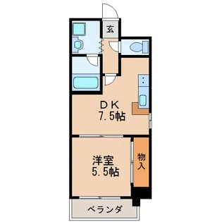 DOMUS21【7階】の間取り