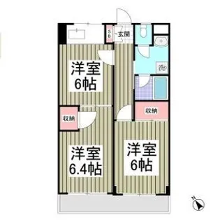 ライブハウスII【2階】の間取り